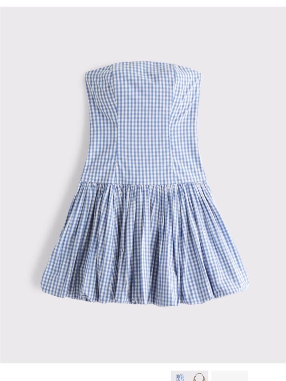 NWT Abercrombie & Fitch Bubble Hem Mini Dress